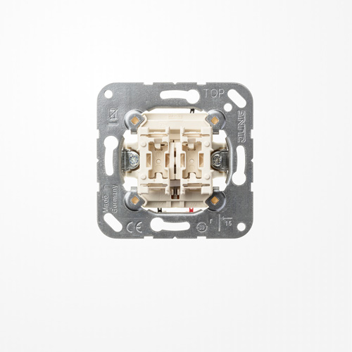 JUNG HOME Jalousie-Wippschalter, 1-pol. (1 Antrieb), 10 AX 250 V ~