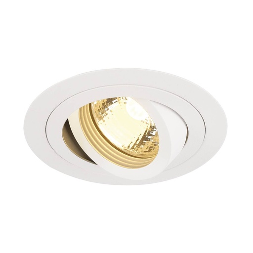 SLV DOWNLIGHT PIREQ QPAR51 ROND, blanc mat